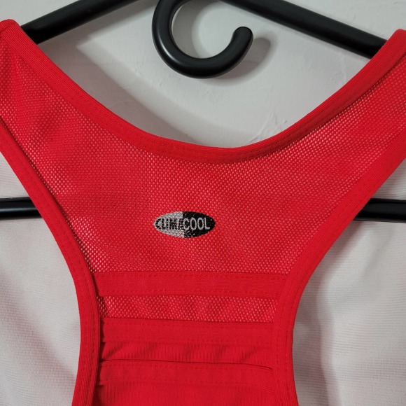 Adidas ClimaCool Racerback Workout Tank in Red Size Large - Picture 5 of 8